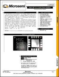 Click here to download LX5512 Datasheet