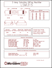 Click here to download LSM315J Datasheet