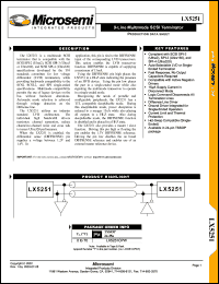 Click here to download LX5251CPWT Datasheet