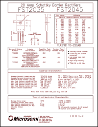 Click here to download MVR2045CT Datasheet