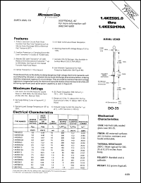 Click here to download 14KESD50 Datasheet