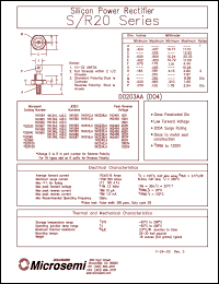 Click here to download 1N2496 Datasheet