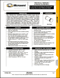 Click here to download 1N821UR Datasheet