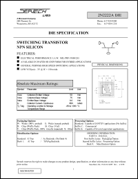 Click here to download 2N2222ADC-1 Datasheet