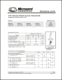 Click here to download 2N3421JAN Datasheet