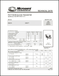 Click here to download 2N6274 Datasheet