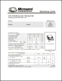 Click here to download 2N6546 Datasheet