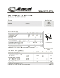 Click here to download JAN2N6547 Datasheet