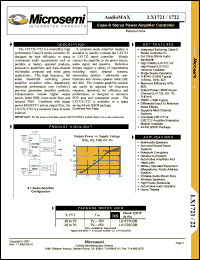 Click here to download LX1721 Datasheet