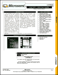 Click here to download LX5506BLQ Datasheet