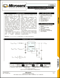 Click here to download LX8580A-00CP Datasheet