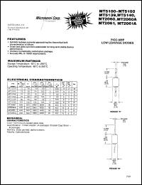 Click here to download MT2061A Datasheet