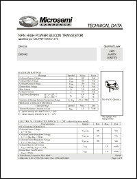 Click here to download 2N3442 Datasheet