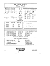 Click here to download TDM300 Datasheet