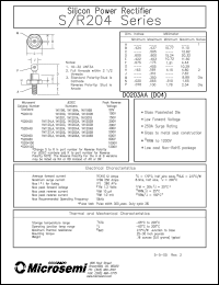 Click here to download 1N1199BR Datasheet
