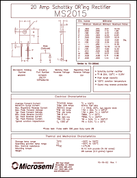 Click here to download 19TQ015 Datasheet