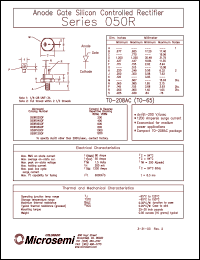 Click here to download 050R02 Datasheet