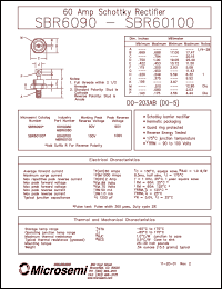 Click here to download MBR60100 Datasheet