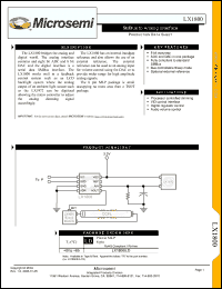 Click here to download LX1800 Datasheet