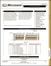 Click here to download LX9501G Datasheet