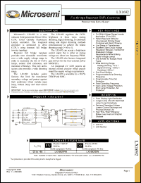 Click here to download LX1692IDW Datasheet