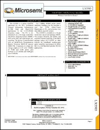 Click here to download LX5503LQ Datasheet
