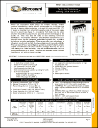 Click here to download MAD1103E3 Datasheet