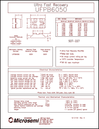 Click here to download UFPB6050 Datasheet