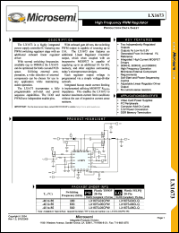 Click here to download LX1673-09CPW Datasheet