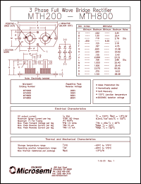 Click here to download MTH400 Datasheet
