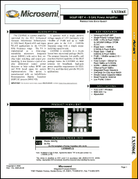Click here to download LX5506ELQ Datasheet