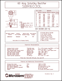 Click here to download SBR6030LR Datasheet