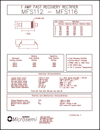 Click here to download MFS112 Datasheet