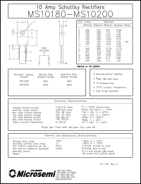 Click here to download MS10200 Datasheet