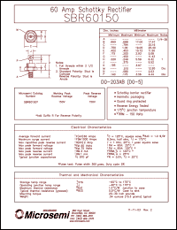 Click here to download SBR60150R Datasheet