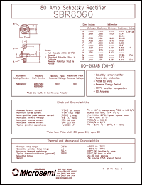 Click here to download MBR8060 Datasheet