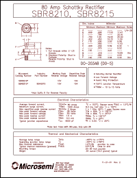 Click here to download SBR8215R Datasheet