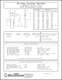 Click here to download UFRG30120 Datasheet