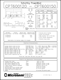 Click here to download CPT600120 Datasheet