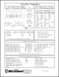 Click here to download CPT600180 Datasheet