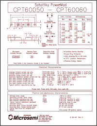 Click here to download CPT60050 Datasheet