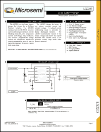 Click here to download LX2203CLD Datasheet