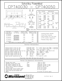 Click here to download CPT40030 Datasheet
