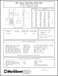 Click here to download FST50150 Datasheet