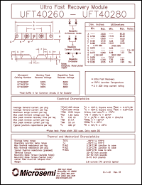 Click here to download UFT40280 Datasheet