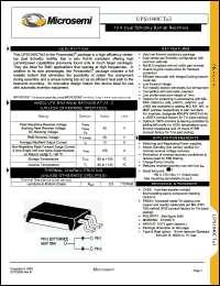Click here to download UPS1040CT Datasheet