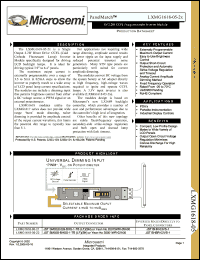 Click here to download LXMG1618-05-21 Datasheet