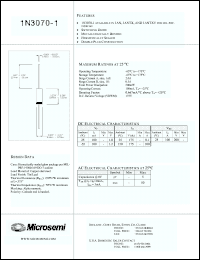 Click here to download 1N3070 Datasheet