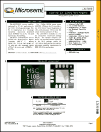 Click here to download LX5510BLQ Datasheet