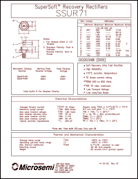 Click here to download SSUR7160R Datasheet